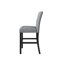 Ensemble de salle à manger 5 pièces à hauteur de comptoir avec table carrée et tabourets avec repose-pieds et 4 chaises rembourrées à haut dossier