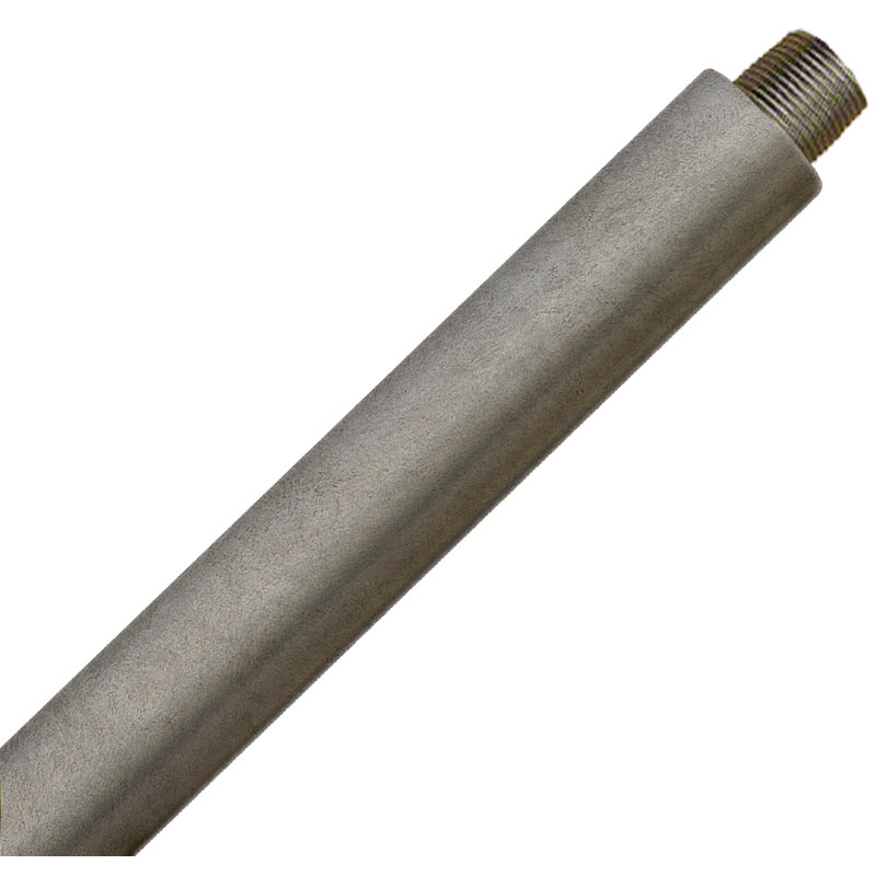 Mini-tige d'extension Willoughby, Argent chauve-souris Texas, H 9,5 po x l 0,5 po x P 0,5 po