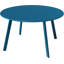 Round Steel Patio Coffee Table, Weather Resistant Outdoor Large Side Table,27.5'' in. W 27.5'' in. D-995157204