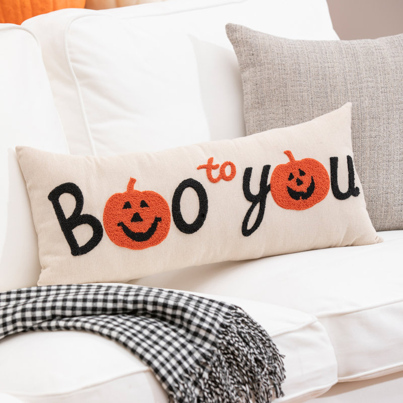 Coussin 25 "x 8" Boo to You Halloween
