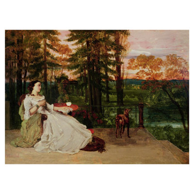 Femme de Francfort, Gustave Courbet, estampe numérique