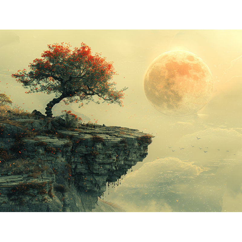 Rideaux de fenêtre Fantasy Tree, H 20 po x l 63 po