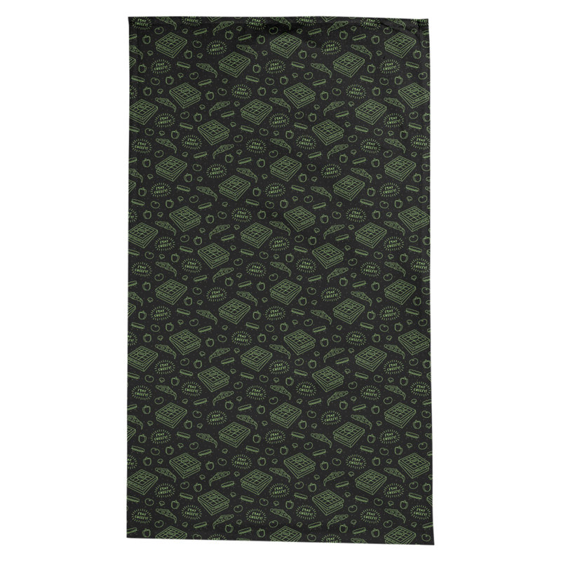 Nappe pizza Avicia, Noir / vert
