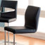 Chaises hautes de salle à manger à hauteur de comptoir en similicuir 2 pièces Modern Elegance-791811419
