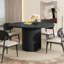 Round Metal Base Dining Table-432915259