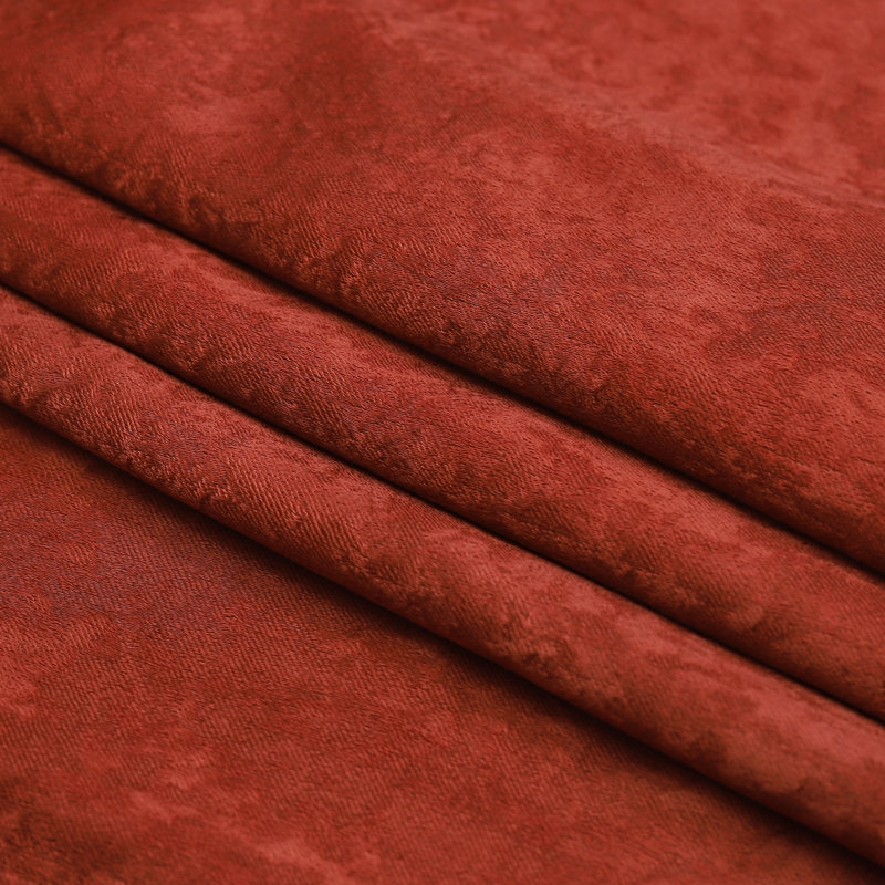 Eruh Semi Sheer Curtain Pair, Spice