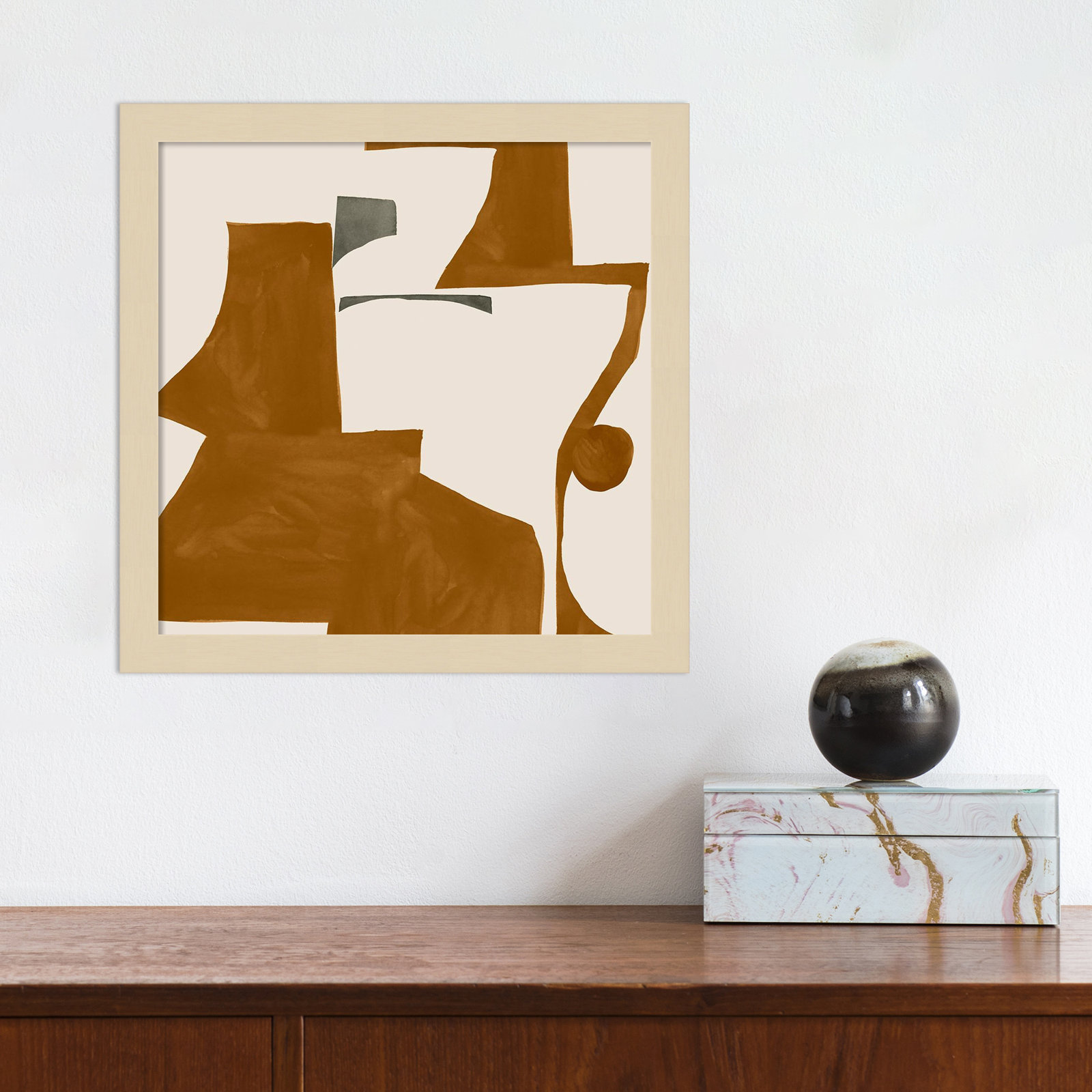 Forecast by Sozi, 13" H x 13" W x 1" D, Brown