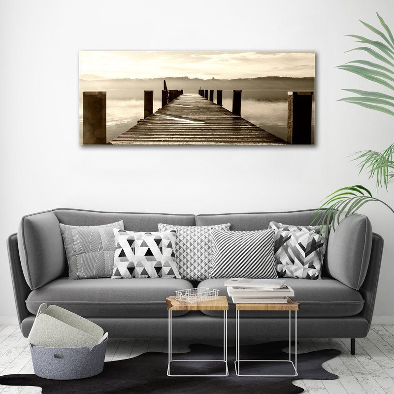 Wooden Pier - No Frame Print on Canvas