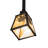 Maegan 1 - Light Craftsman Brown Single Pendant