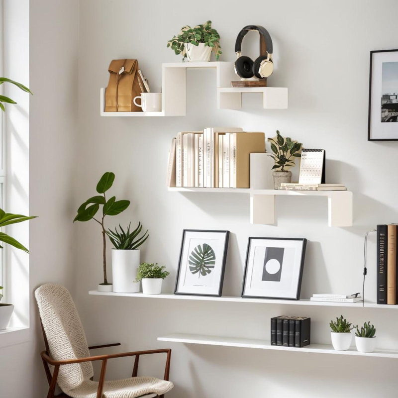 5 Piece Floating Shelf