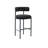 30" Bouclé Upholstered Bar Stool with Curved Back and Metal Frame-1794319868-1794319870