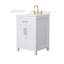 Meuble-lavabo simple autoportant 24 po avec plateau en quartz Beckett-108351807-108351808-108351811