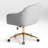 Farrah Tufted Velvet Upholstered Desk Chair-101215812