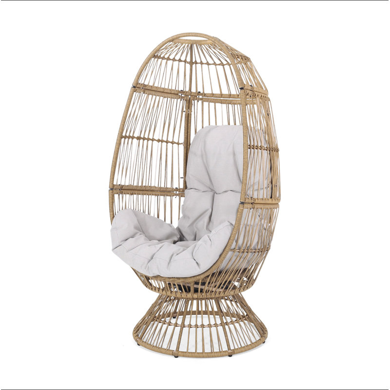 FAUTEUIL PIVOTANT RESEDA, Naturel, Gris