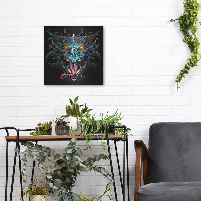 «Dragon Head» par Flyland Designs, H 12 po x l 12 po