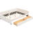 Full Size Upholstered Bed In Beige With & Drawer Storage - , No Box Spring, Bedroom Attraction And 2 Drawers, Strong Construction, Comfort-853663987