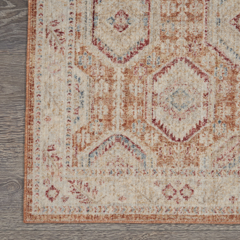 Silvian Geometric Indoor Rug, Runner 2'7" x 10'