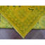 Tapis jaune à motif géométrique en laine noué à la main 8 pi 6 po x 11 pi 4 po Kazak 4C2BB96DCAAB4B3BA5151043672E16D0