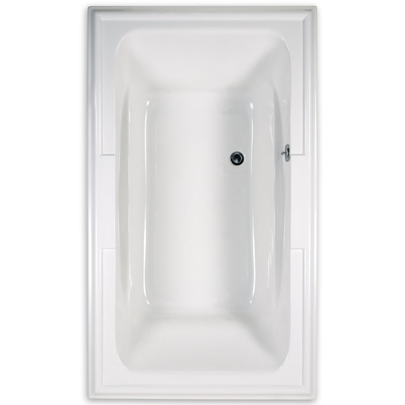 Baignoire à air très épurée 71,5 po x 41,75 po Town Square, Blanc