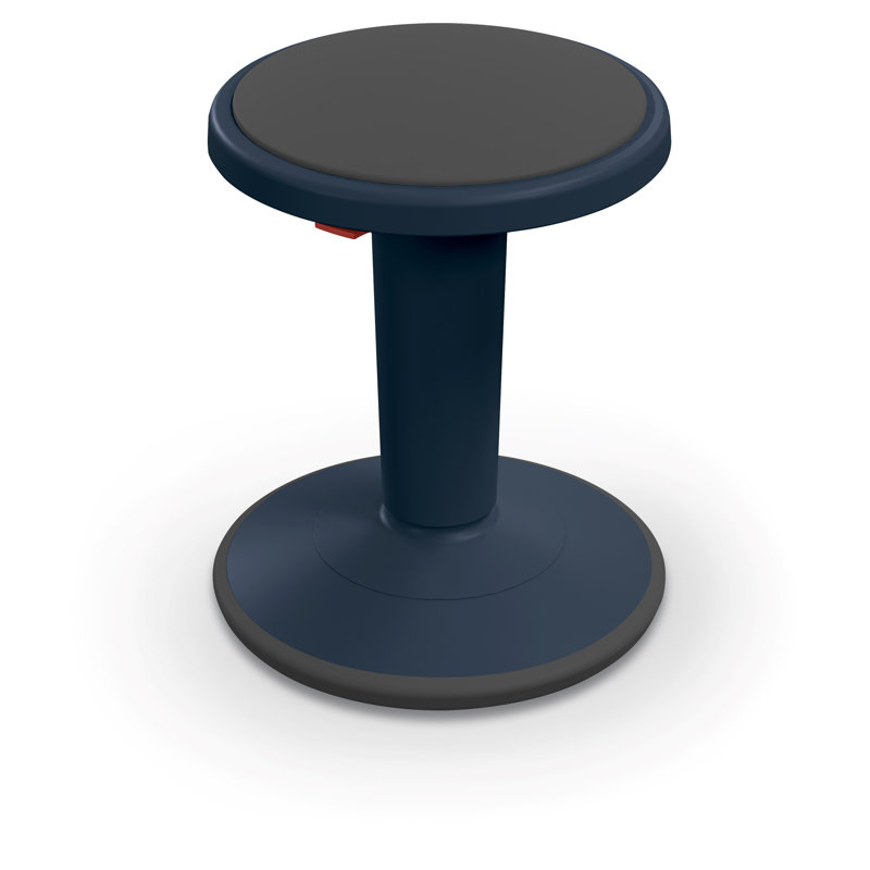 Tabouret actif à hauteur réglable Adelmina, H 18 po, Marine