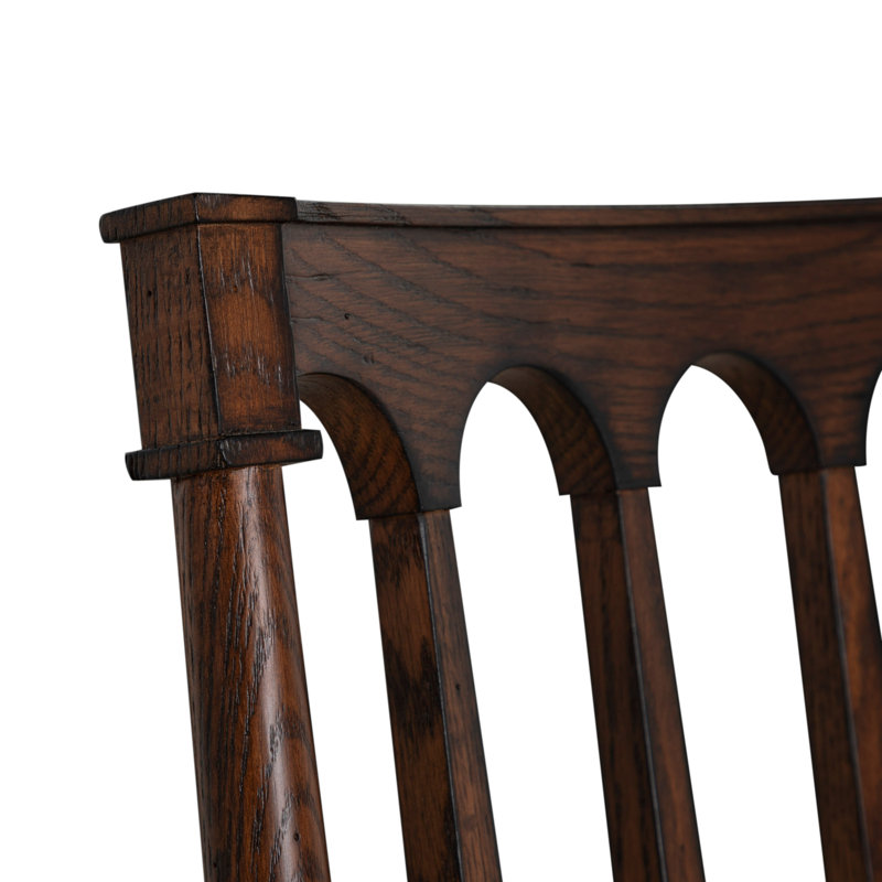 Chaise avec accoudoirs Mathis, Rustic Antique Oak