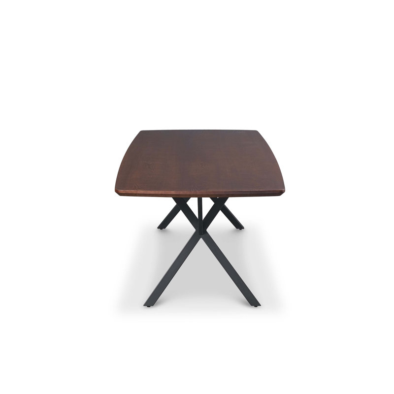 Norrine Rectangular 100Cm L x 200Cm W Dining Table, Dark Walnut