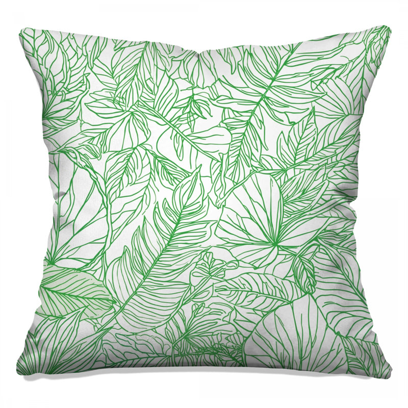 Coussins Green Leaf, 16 po x 16 po