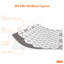 Carrelage mosaïque auto-adhésif 22 po x 22 po