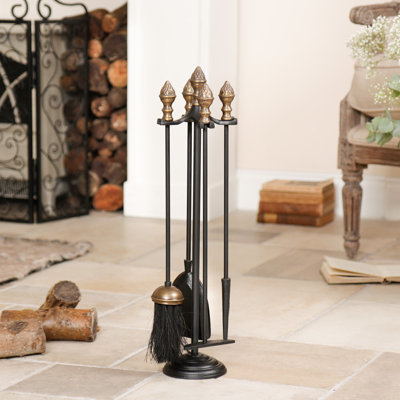 Iron Fireplace Tool Set