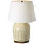 Ralph Lauren Halifax 28" Cordless Pierced Ceramic Table Lamp in Coconut with Linen Shade