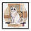 «Vintage Collage Cat», art de la giclée noire encadrée par Nancy Overton