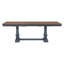 Table de salle à manger extensible à double piédestal