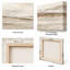 Ivoire taupe côte abstraite enveloppé Jaal-764975816