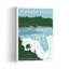 Majestic Niagara Falls Abstract Contemporary Landscape Nature Wall Art Print 1 Piece Wrapped Canvas Wall Art-1121793161