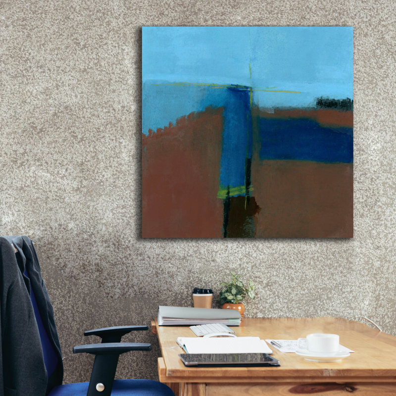 «House On The Hill» par Michelle Oppenheimer, H 37 po x l 37 po x P 1,5 po