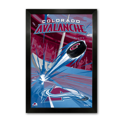 Impression encadrée de 14 po x 20 po de l'Avalanche du Colorado (NHL)