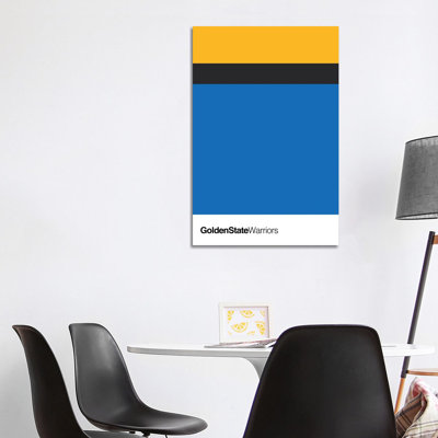 Golden State Warriors Basketball by Avesix - Wrapped Canvas Print