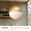 Luminaire suspendu sphère 1 lumière Monae-99987415-88045336