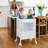 Contemporary Kitchen Helper Double Foldable Step Stool