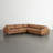 Kellum 5-Piece Oversized Modular Corner Sectional Sofa With Solid Wood Legs