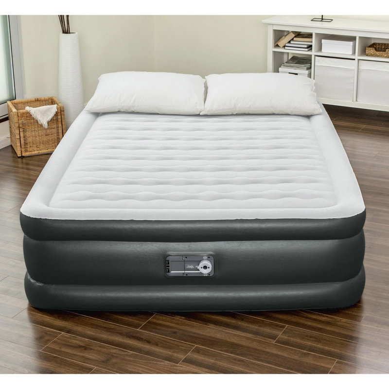 Sealy Tritech Inflatable Air Mattress Bed Queen 20" with Built-In AC Pump & Bag, Queen
