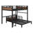 Metal Separable Bunk Beds With Raised Security Fence-157282121