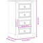 Mogensen 53 cm W Bedside Table