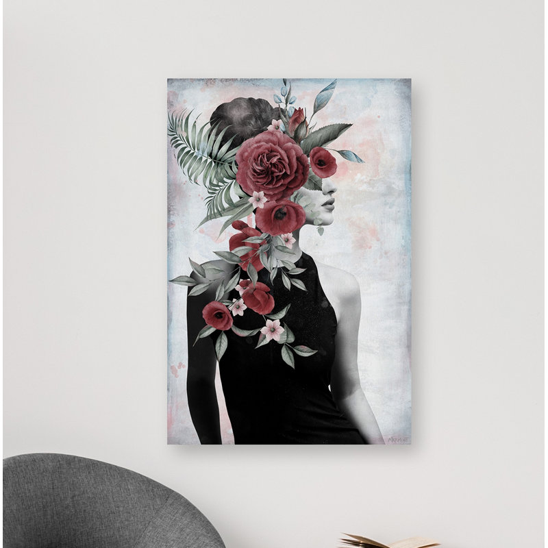 Confidence Is Sexy II - Wrapped Canvas Painting, 152cm H x 101cm W x 3.81cm D