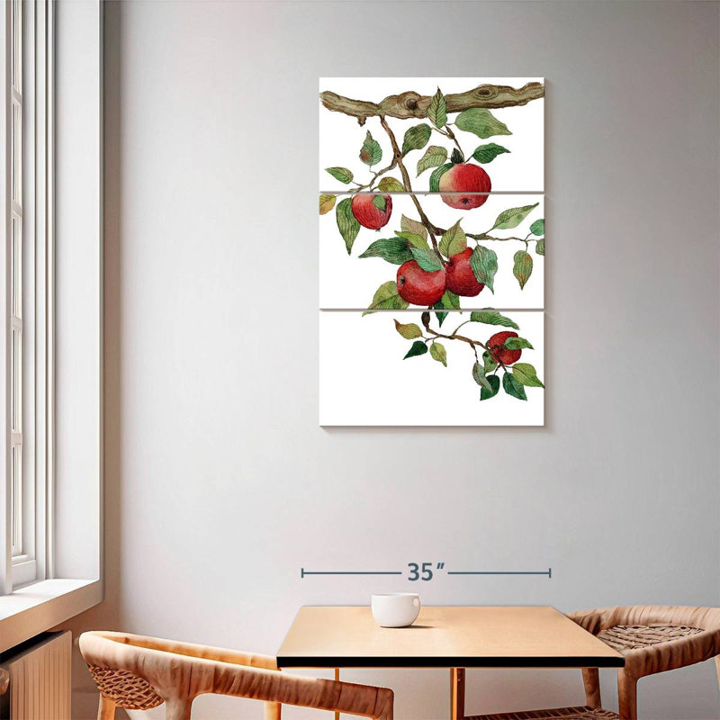 Yarlin Ripe Red Apples, 57" H x 36" W