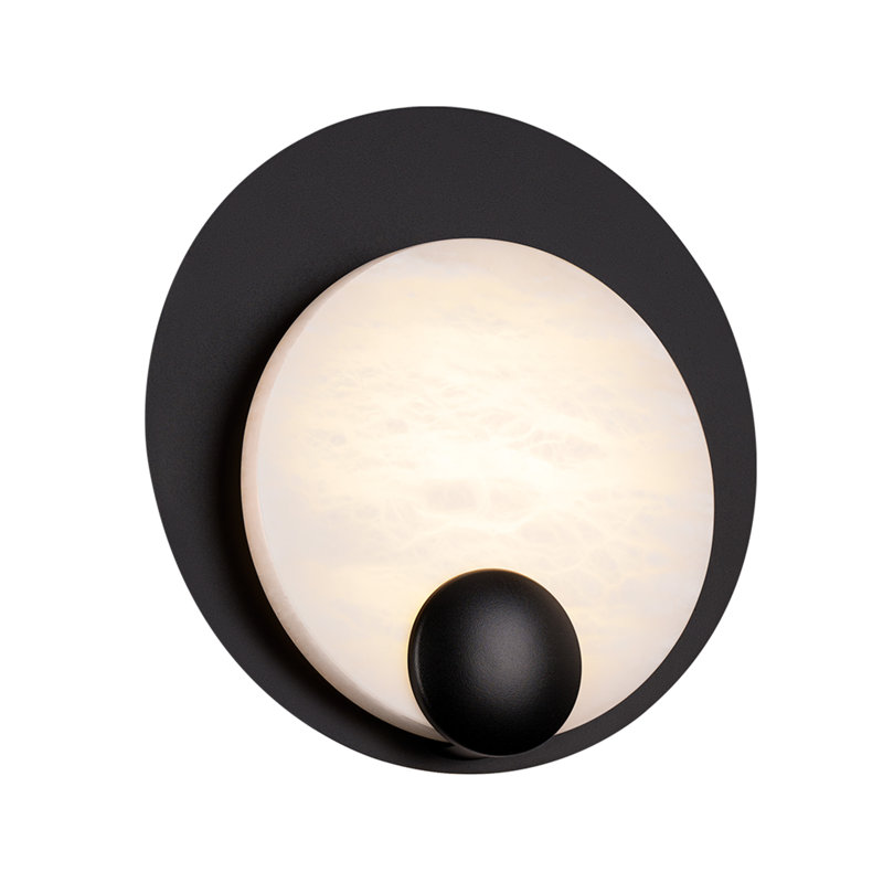 Rowlings LED Flush Mounted Sconce, Black