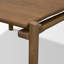Table d'appoint carrée en bois de chêne Riven