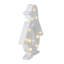 Enseigne lumineuse blanche 10,25 "pingouin