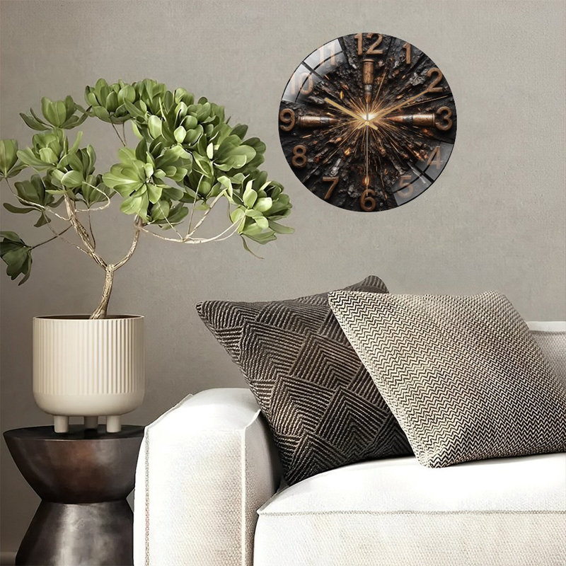Horloge murale 12 po