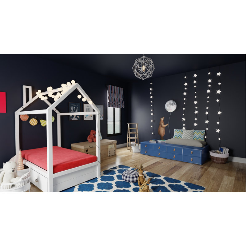 Matelas rouge de 5 po pour lit double, eau, confort de mousse à mémoire de forme 1 po + matelas pour lit double 4 po, eau et haute densité